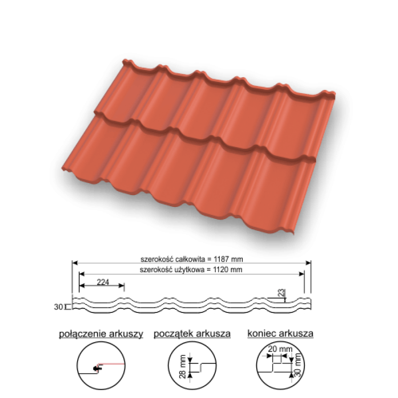 Dachówka Panelowa Lagro Panel