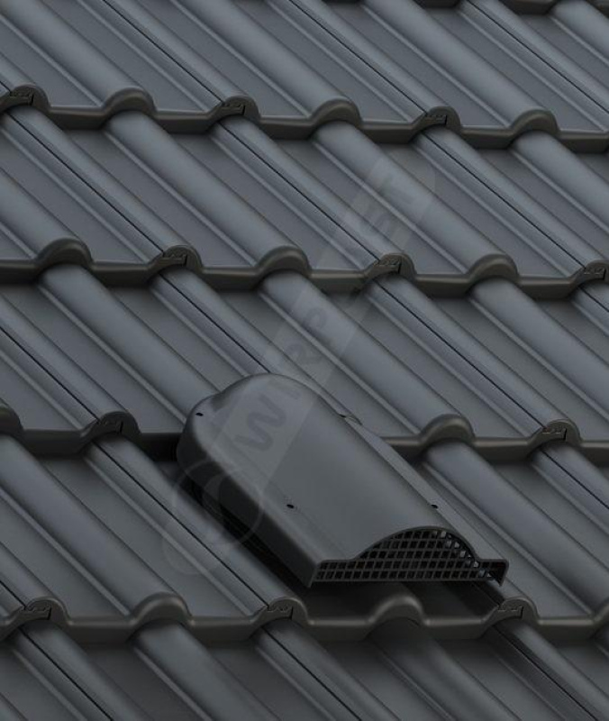 P60 dachówka betonowa czarna